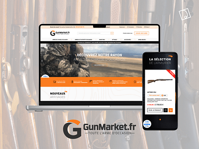GunMarket, plateforme de vente d'occasion - Application mobile