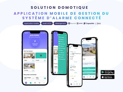 Coreoz | App mobile de Gestion de système d'alarme - Application mobile