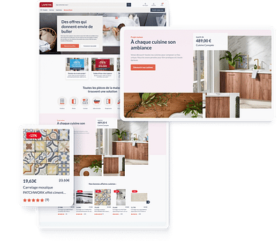 Lapeyre, refonte site e-commerce & Design System