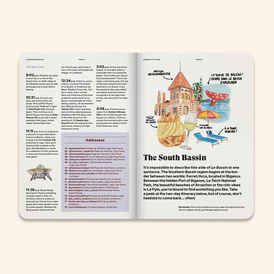 Création City Guide - Graphic Design