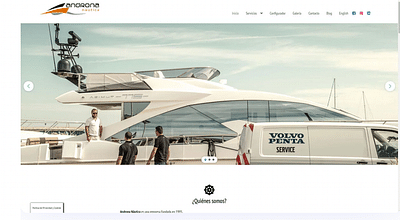 Diseño Web Androna Náutica - Website Creatie