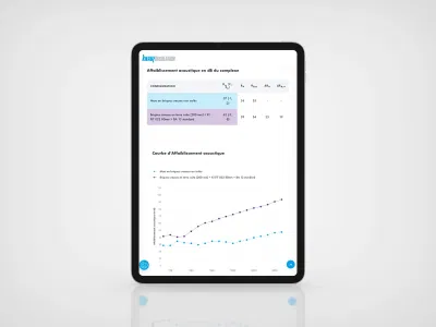 Calculateur de performance acoustique - Web Application