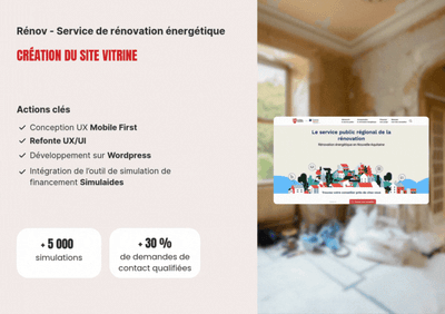 Création du site vitrine Rénov 🇫🇷 - Création de site internet