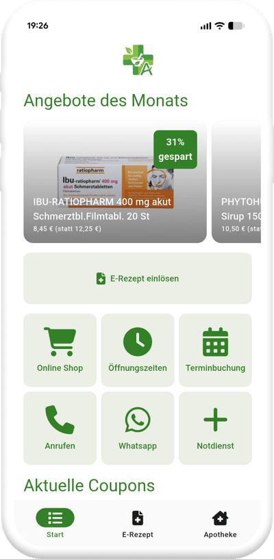 Individuelle White Label App für Apotheken - Mobile App