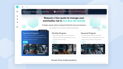 Risk management solution - Ergonomy (UX/UI)