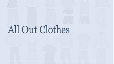 App móvil | All Out Clothes - Aplicación Web