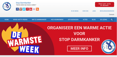 Marketingstrategie en advies voor Stop Darmkanker - Branding y posicionamiento de marca