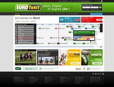 Eurotiercé - Création de site internet