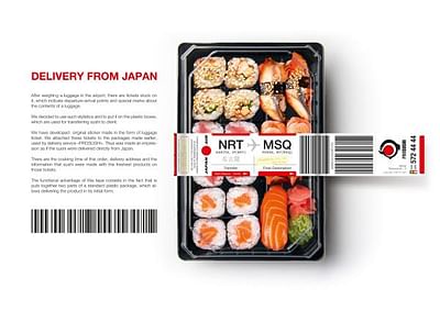 Delivery from Japan - Reclame