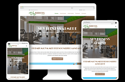 WordPress website voor Sky Fitness Almere - Website Creation