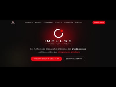 Tunnel d acquisition complet pour un consultant en strategie - Création de site internet