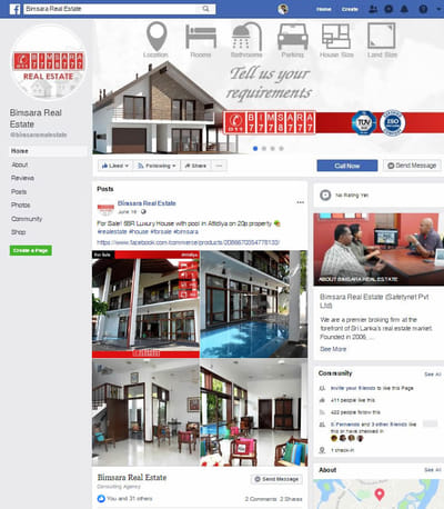Social Media Advertising for a Real Estate Broker - Social Media