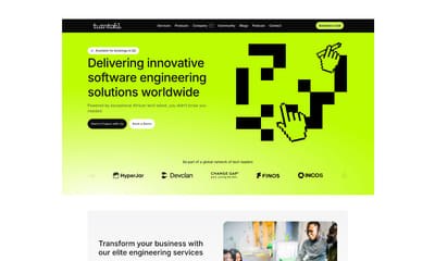 A modern digital presence for a globally minded technology company. - Website Creatie