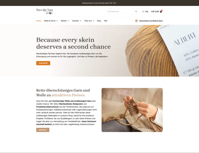 Save the Yarn – WooCommerce Onlineshop - E-Mail-Marketing