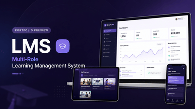 LMS Multi-Role Learning Management System - Web Application