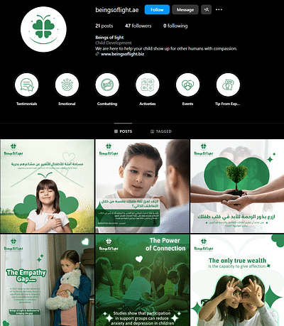 Illuminating Compassion: Beings of Light Brand - Digital Strategy