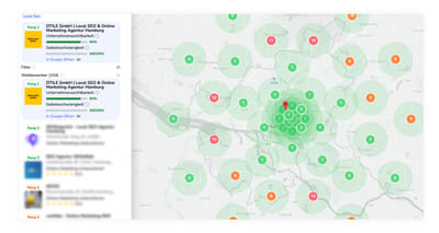 Case Study "Local SEO Hamburg" für Google Map Pack - Référencement naturel