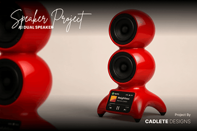 Futuristic Dual Speaker - Innovation