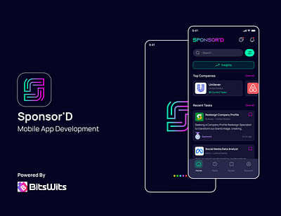 Sponsor'D App - Webseitengestaltung