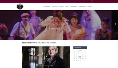 Site Internet | Infinitheatre.be - Création de site internet