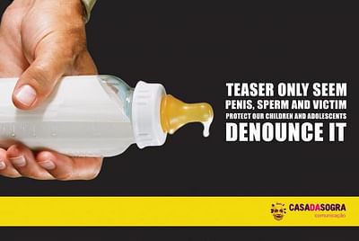 TEASER ONLY SEES PENIS, SPERM AND DISGUST - Advertising