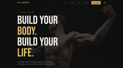 The G-Coaching — Personal Coaching & E-commerce Website - Website Creation