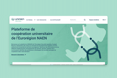 Réseau d'échanges universitaires UNINAEN - Création de site internet
