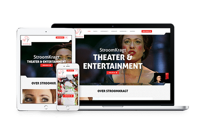 Website Stroomkragt Theater & Entertainment - Creación de Sitios Web