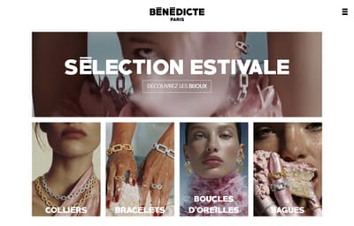 Boutique en ligne - Bijoux - Application web