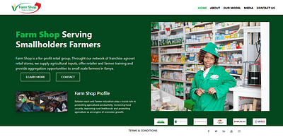 Website Design & Development for Farm Shop Kenya - Web Application