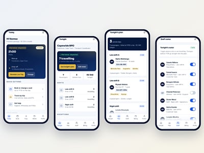 Sayless Logistics: staff-transport CRM & customer mobile app - Web Application