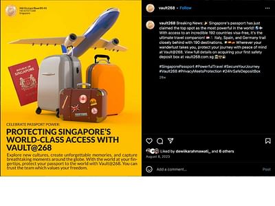 Social Media for Singapore's Safe Deposit Box - Redes Sociales