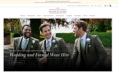 Walters of Oxford: Custom E-Commerce Web Design - Website Creation