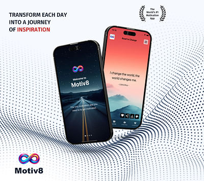 Motiv8 - Motivational Quotes App - Mobile App