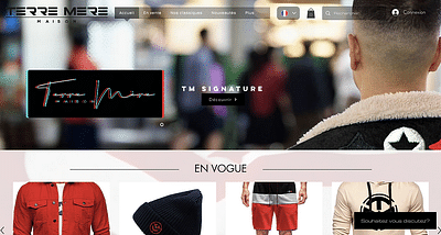 Custom E-commerce Web Design for a clothing line - E-commerce