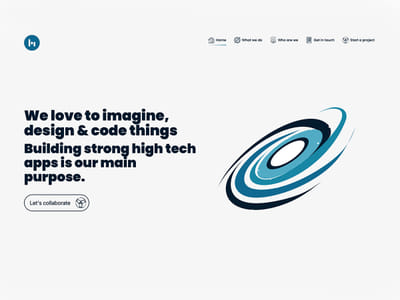 Halber tech agency website - Website Creation