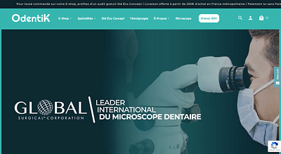 Création Site Internet E-commerce | Dentaire - Webseitengestaltung