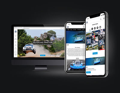 Corporate Website - Volkswagen Motorsport - Application web