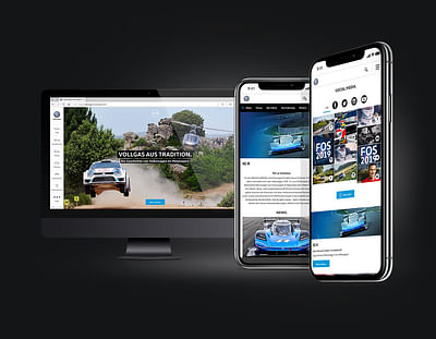 Corporate Website - Volkswagen Motorsport - Onlinewerbung