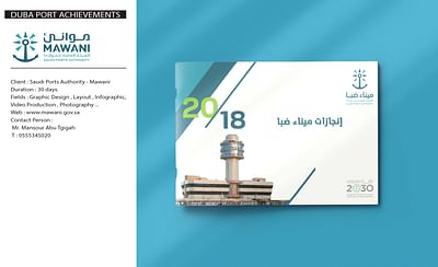Saudi Ports Authority - Annual Report Dhib Port - Werbung