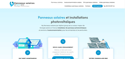 Identité graphique My Panneaux Solaires - Grafische Identiteit