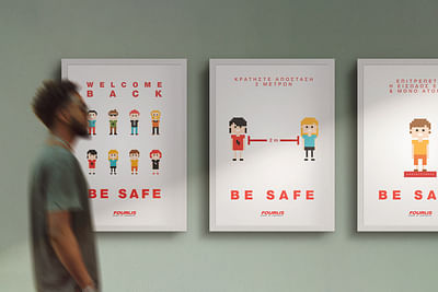 BE SAFE. FOURLIS GROUP Edition - Poster Design - Diseño Gráfico