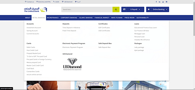 The United Bank Of Egypt - Website Creation