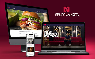 Desarrollo Web Grupo La Nota - Création de site internet