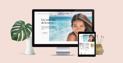 Site e-commerce pour produits cosmétiques bio - E-commerce