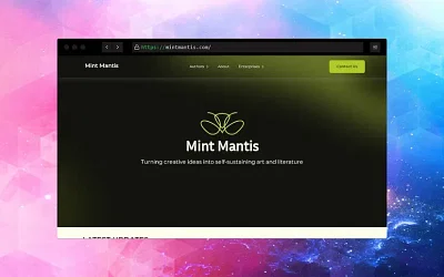Mint Mantis - Website Creation