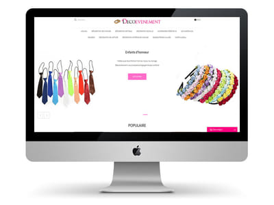 Création E-commerce Decoevenement - E-commerce