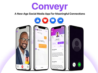 Conveyr: An All-In-One Social Media Application - App móvil