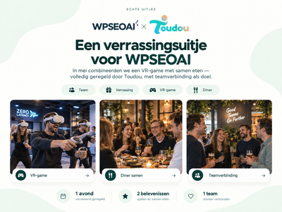 WPSEOAI Teamuitje - Evenement