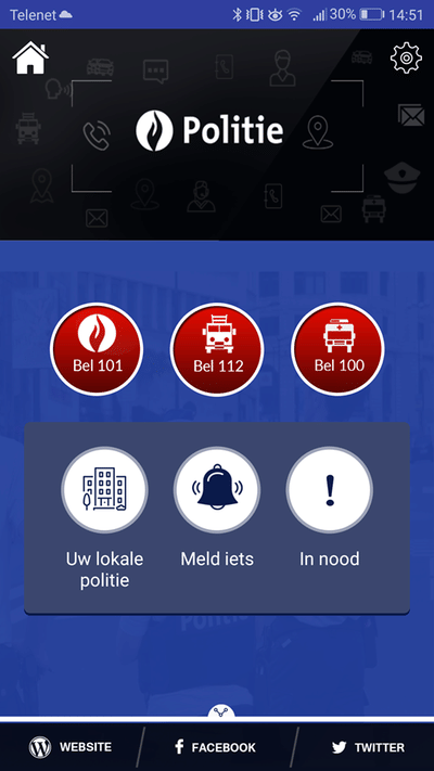 The police app - Belgium - Mobile App